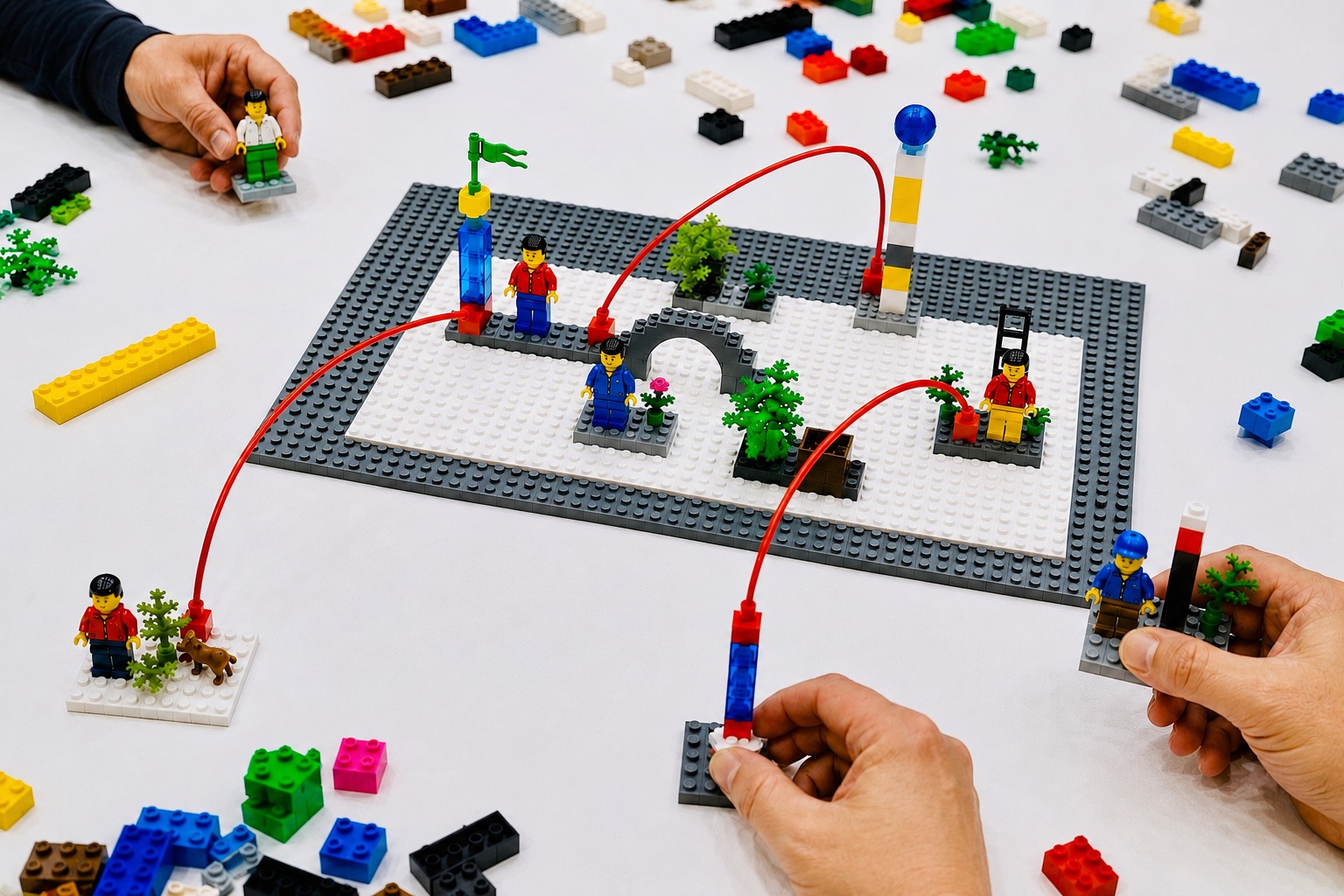 System Model LEGO Serious Play model